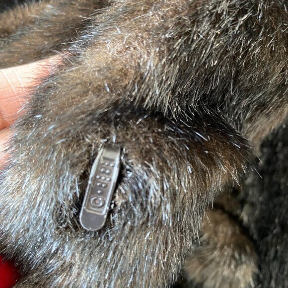 Jones New York Women’s Full Length Faux Fur Long Sleeve Pockets hooded Coat Sz M - Picture 13 of 14